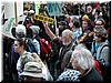 This man's sign says it all: No War On Iraq