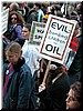 'Evil: bombing children for Oil'