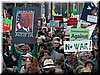 Now this is one strong statement - 'George W. Satan. Axis of Evil'. Perhas Bush should've never mentioned said these three words.