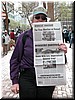 This woman represented the publication 'Workers Vanguard'.