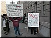 Iraqis in SF plead for peace or vow revolution.