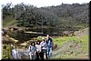 Group picture in front of Frog Lake